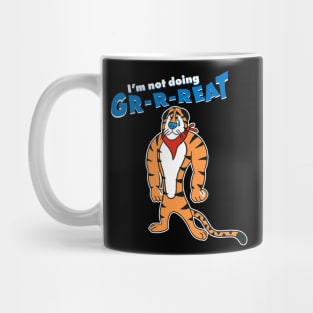 Tony isn't feeling "The Tiger" lately Mug